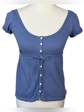 Vintage Y2K Aeropostale Babydoll Top Womens Small Empire Waist